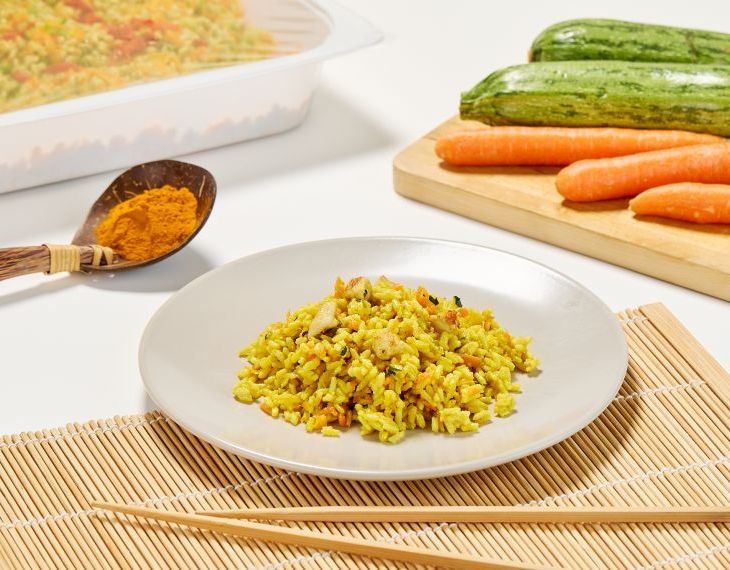 Riso thai all'indiana